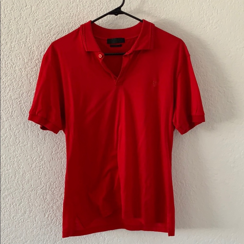 Alexander McQueen red polo
